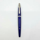 Dunhill AD2000 Cobalt Blue Galaxy Fountain Pen - Medium 18kt Gold Nib (Writes "Fine" As Pilot Pen Produced The Nib)