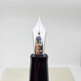 Dunhill AD2000 Cobalt Blue Galaxy Fountain Pen - Medium 18kt Gold Nib (Writes "Fine" As Pilot Pen Produced The Nib)