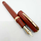 Visconti Brunelleschi Terracotta 8-Sided Limited Edition Oversized Fountain Pen #126/388 - Flexible Fine 23K Palladium Dreamtouch Nib