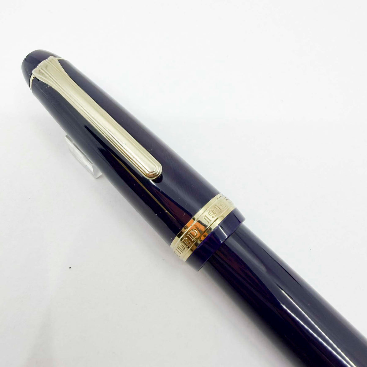 Sailor Profit Large Navy Blue Fountain Pen - Broad 21kt Gold Nib