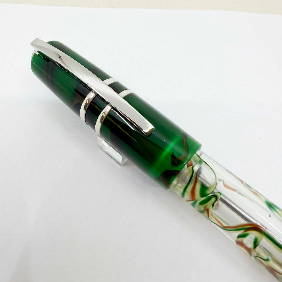 Visconti Limited Edition Homo Sapiens Florentine Hills Demonstrator Fountain Pen #0056/1000 - Very Flexible Fine 23K Palladium Nib