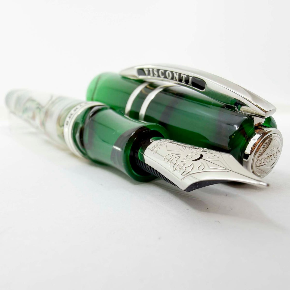 Visconti Limited Edition Homo Sapiens Florentine Hills Demonstrator Fountain Pen #0056/1000 - Very Flexible Fine 23K Palladium Nib