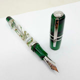 Visconti Limited Edition Homo Sapiens Florentine Hills Demonstrator Fountain Pen #0056/1000 - Very Flexible Fine 23K Palladium Nib