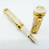 Santini Italia Giotto Tower Limited Edition Fountain Pen - Flexible Fine 18kt Gold Nib