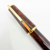 S.T. Dupont Montparnasse Chairman (Largest) Tortoiseshell Laque de Chine Fountain Pen - Medium 18kt Gold Nib