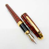 S.T. Dupont Orpheo Vertigo Largest Size Fountain Pen - Medium 18kt Gold Nib