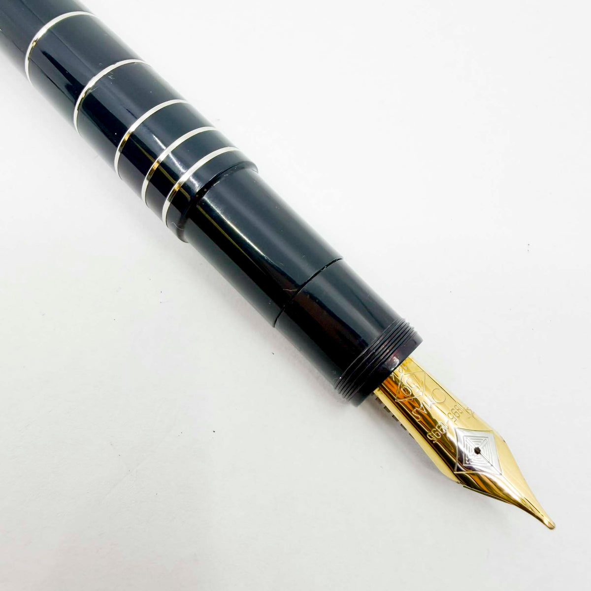 OMAS Dark Blue Marconi Limited Edition Fountain Pen - Medium 18kt Gold Nib