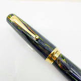 Montegrappa Ammiraglio Aquarius Limited Edition Fountain Pen #20 Of Only 25 Pens! - Fine 18kt Gold Large #8 Nib