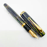 Montegrappa Ammiraglio Aquarius Limited Edition Fountain Pen #20 Of Only 25 Pens! - Fine 18kt Gold Large #8 Nib