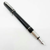 Dunhill Sidecar Black Lacquer Fountain Pen - Medium 18kt Gold Nib
