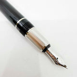 Dunhill Sidecar Black Lacquer Fountain Pen - Medium 18kt Gold Nib