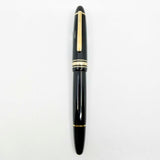 Montblanc Meisterstuck Black Resin #146 LeGrand Fountain Pen - Fine 14kt Gold Nib