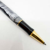 Parker Duofold Marbled Gray, Pearl & Black Rollerball Pen