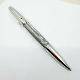 Porsche Design Tec Flex Stainless Steel Basketweave Rollerball Pen