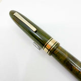 OMAS A. M. 87 Briarwood Fountain Pen (The Oversized Profile Within the Series) - Flexible Medium 14kt Gold Nib (Late 1980s)