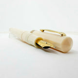 OMAS Ivory Vegetal Resin Bibliotheque Nationale Fountain Pen - Medium 18kt Gold Nib