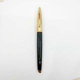 Waterman Carene Deluxe Green Barrel/Gold-Plated Cap Fountain Pen - Fine 18kt Gold Nib