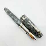 Montegrappa Extra 1930 Special Limited Edition "Shiny Circles Celluloid" Fountain Pen - Fine 19kt Gold Nib - #06 of 35 Pens Made!