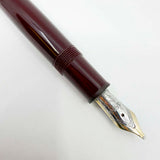 Montblanc Meisterstuck Bordeaux Resin #147 LeGrand Traveler Fountain Pen - Broad 14kt Gold Nib