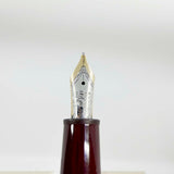 Montblanc Meisterstuck Bordeaux Resin #147 LeGrand Traveler Fountain Pen - Broad 14kt Gold Nib